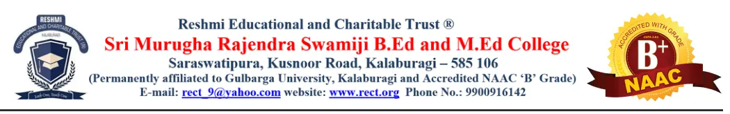 Sri Murugha Rajendra Swamiji B.Ed And M.Ed College